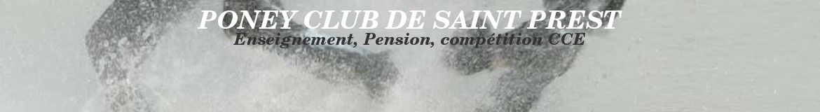 PONEY CLUB DE SAINT PREST